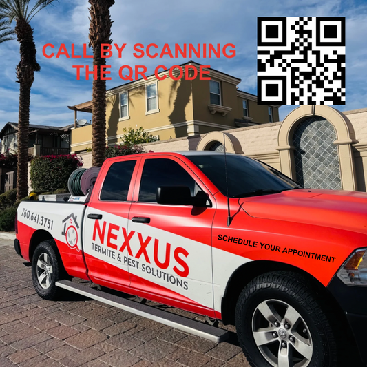 Example of business card with qr-code