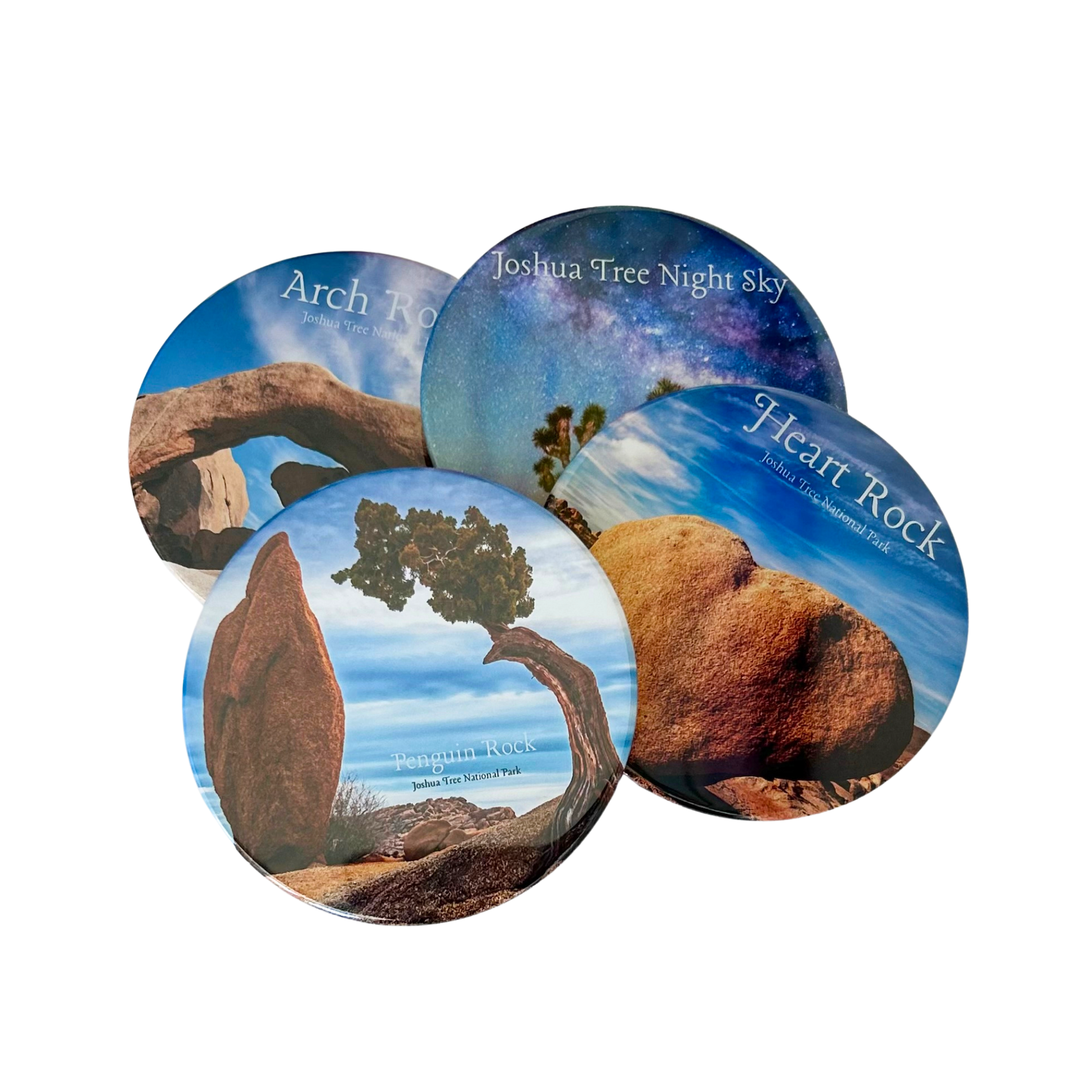 Collection of 4 Joshua Tree coasters.