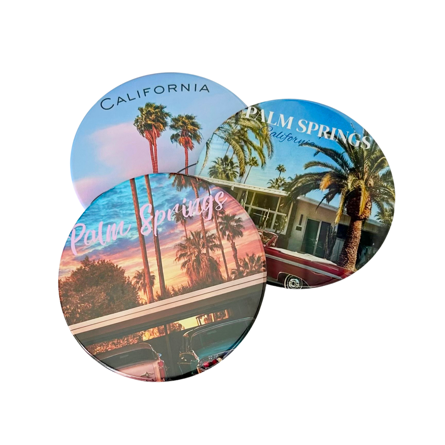 Collection of 3 Palm Springs Coasters.