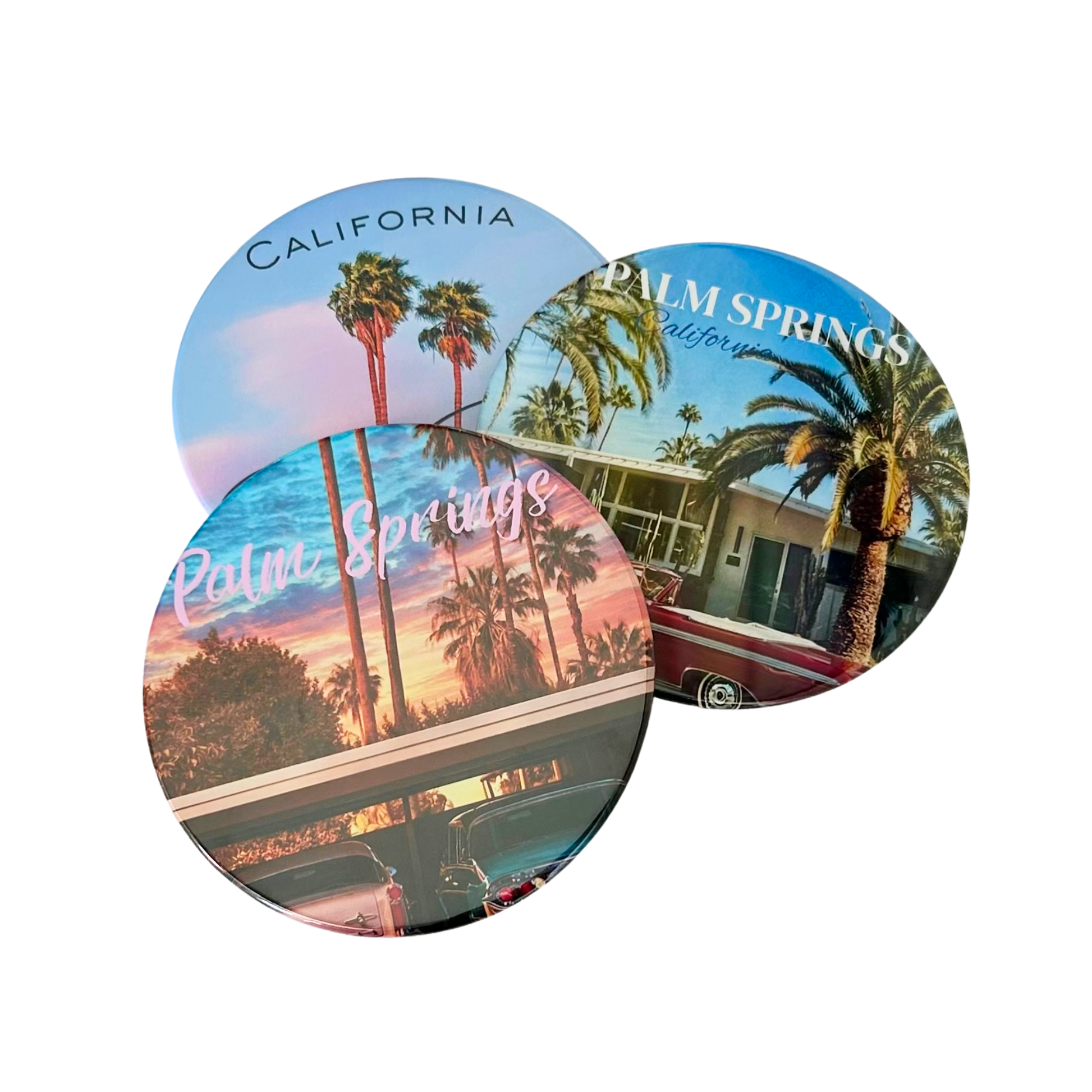 Collection of 3 Palm Springs Coasters.